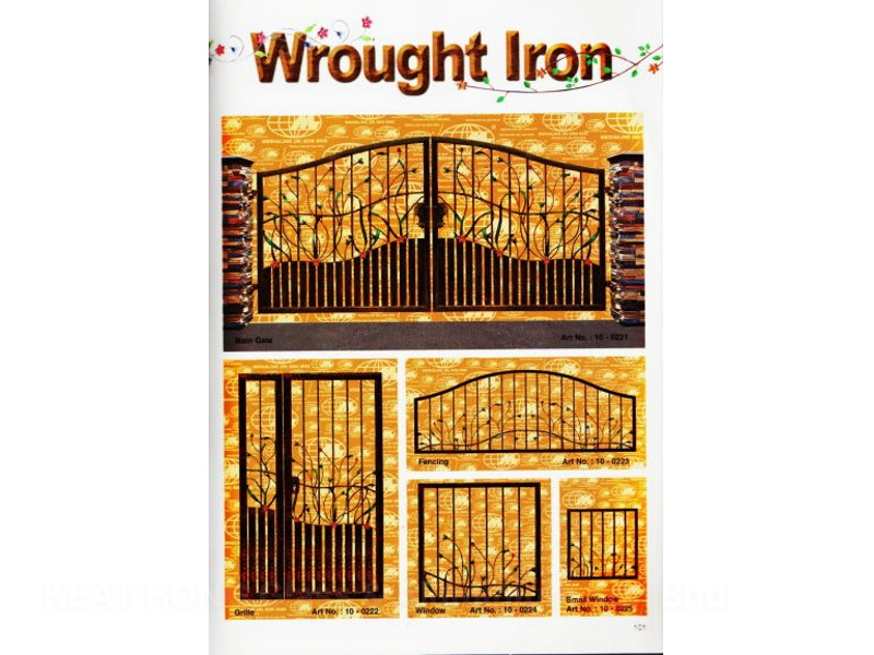 Maingate With Wrought Iron Catalogue 16