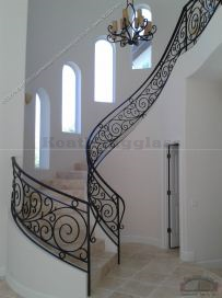 Metal Railing and Spiral Staircase 96