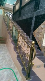Metal Railing and Spiral Staircase 112