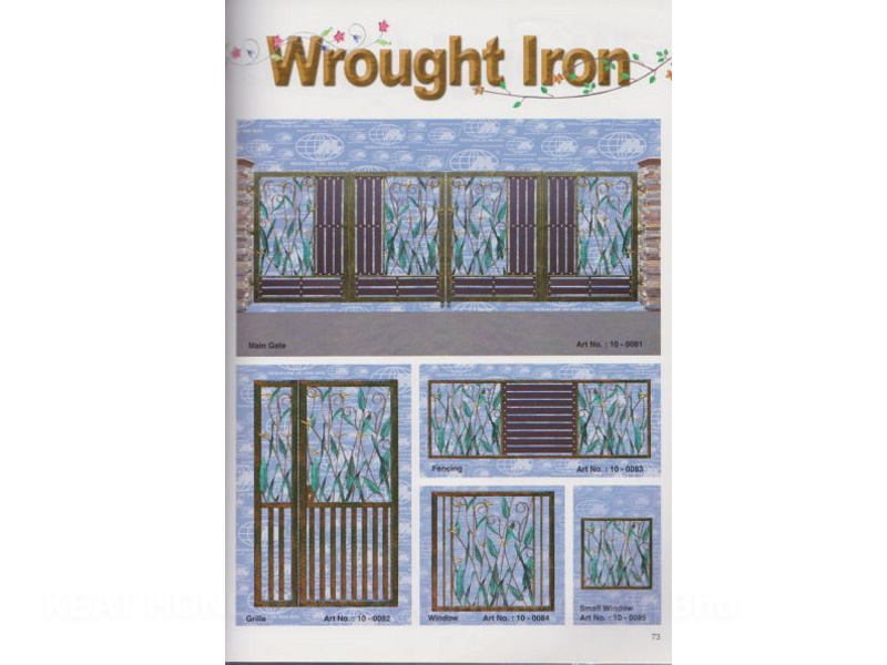 Maingate With Wrought Iron Catalogue 8