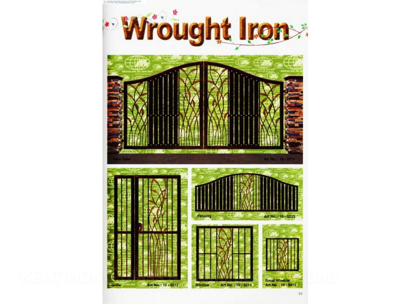Maingate With Wrought Iron Catalogue 9