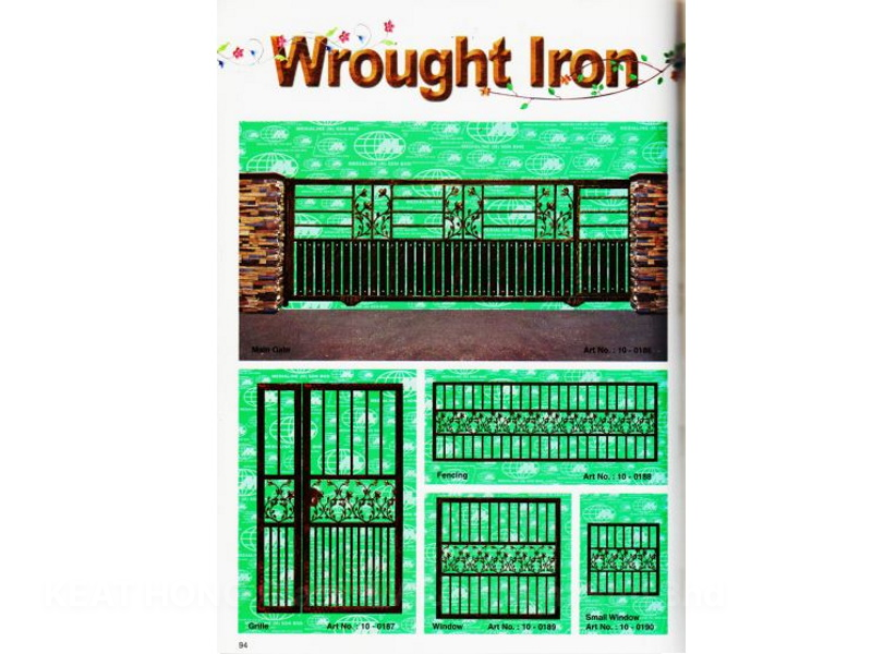 Maingate With Wrought Iron Catalogue 10