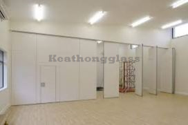 High Quality Acoustic Sliding Office Glass Partition Wall 3