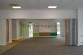 High Quality Acoustic Sliding Office Glass Partition Wall 4