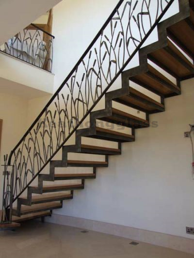 Metal Railing and Spiral Staircase 16