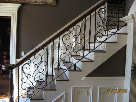 Metal Railing and Spiral Staircase 17