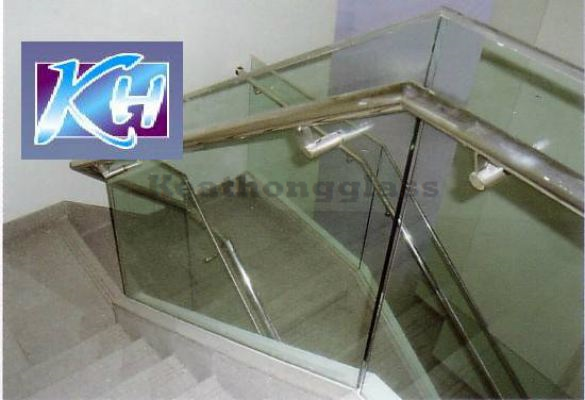 Staircase Glass Railing 17