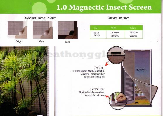Magnetic Insect Screen 1