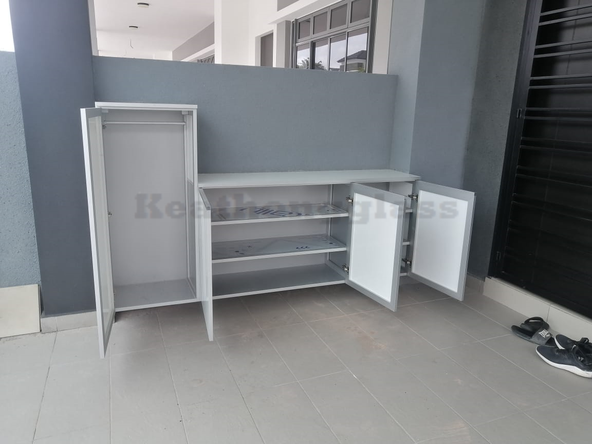 Aluminium Shoe Cabinet 16