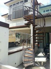 Metal Railing and Spiral Staircase 27
