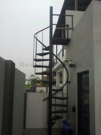 Metal Railing and Spiral Staircase 29