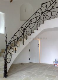 Metal Railing and Spiral Staircase 43
