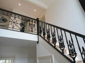 Metal Railing and Spiral Staircase 48