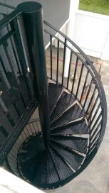 Metal Railing and Spiral Staircase 108