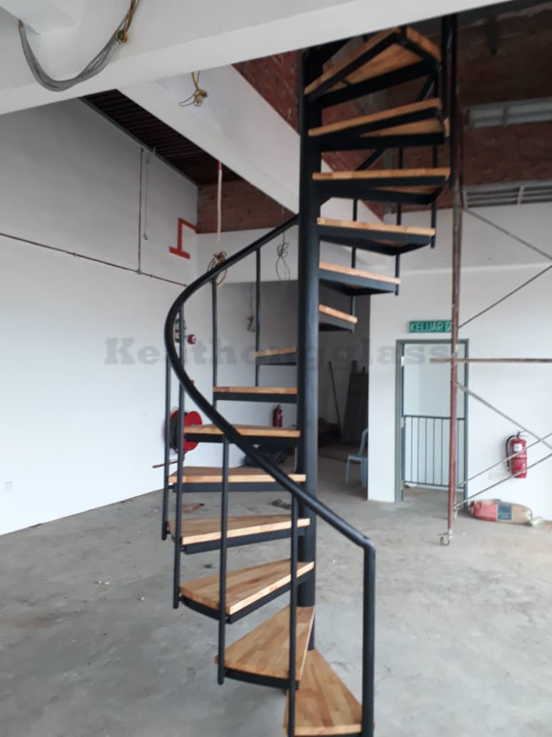Metal Railing and Spiral Staircase 119