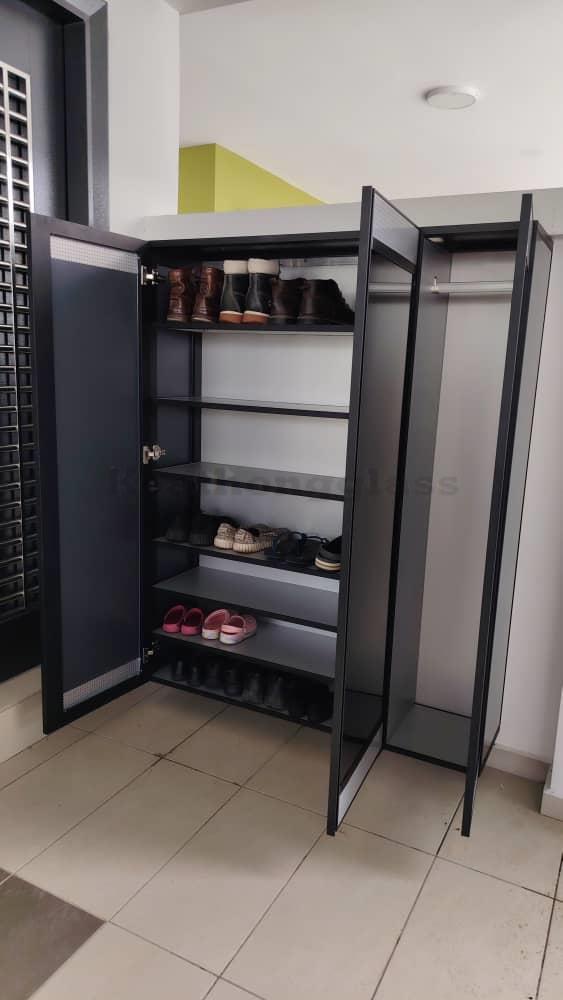 Aluminium Shoe Cabinet 42